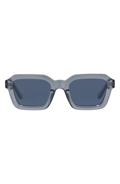 Le Specs Impossible 51mm Square Sunglasses In Pewter