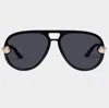 Le Specs Jupiter Link In Black Pearl