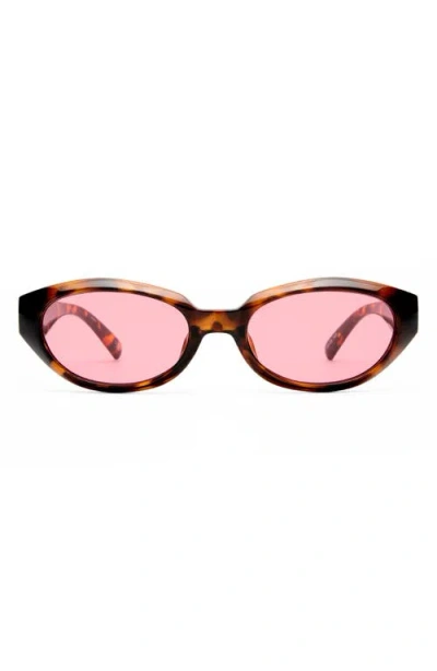 LE SPECS LE SPECS LE BIJOU 55MM OVAL SUNGLASSES