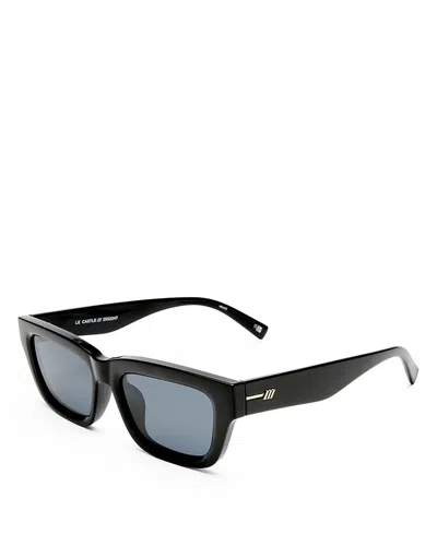 LE SPECS LE CASTLE D FRAME SUNGLASSES, 54MM