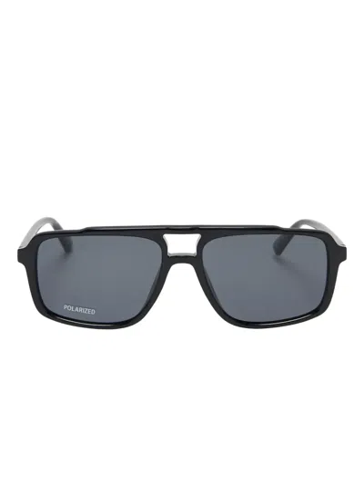 Le Specs Le Gars Square-frame Sunglasses In Black