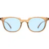 Le Specs Le Resolu 51mm D-frame Sunglasses In Brown