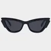 Le Specs Lost Days Cat Eye Sunglasses In Black