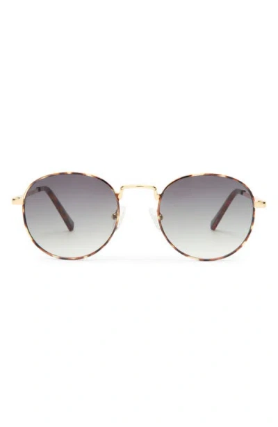 Le Specs Lost Legacy 51mm Gradient Round Sunglasses