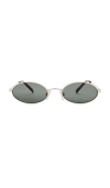Le Specs Love Train Sunglasses In Bright Gold Khaki Mono