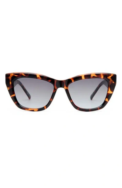 Le Specs Lumen Cat Eye Sunglasses In Brown