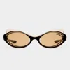 Le Specs Lyra In Brown