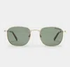 Le Specs Men's Neptune Deux Sunglasses In Gold Khaki Mono In Gold