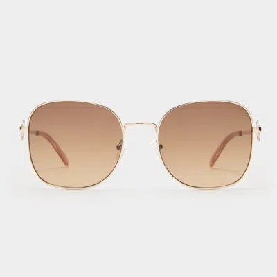 Le Specs Metamorphosis In Bright Gold Brown