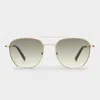 Le Specs Metaphor In Gold Khaki Grad