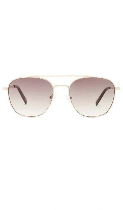 Le Specs Metaphor Sunglasses In 金色