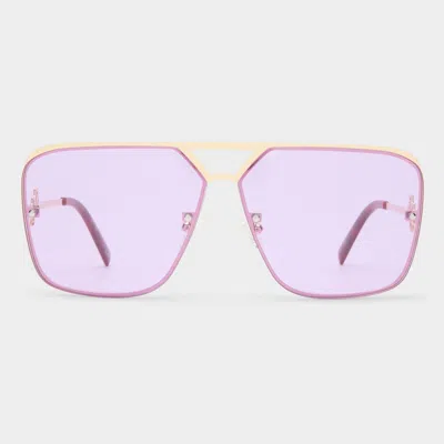 Le Specs Metazoic In Bright Gold