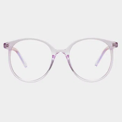Le Specs Momento In Blue Light Lavender Glasses