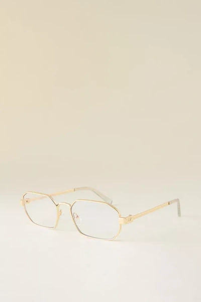 Le Specs Mythic Blue Light Glasses In Gold