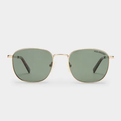 Le Specs Neptune Deux In Gold