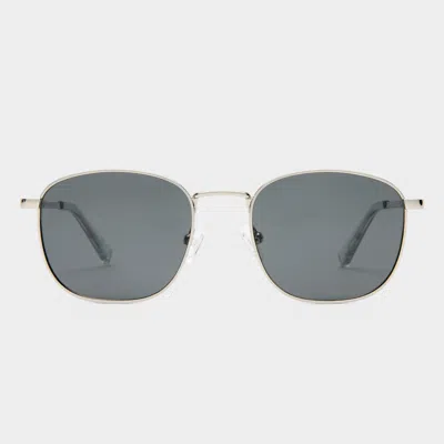 Le Specs Neptune Deux In Silver Polarized