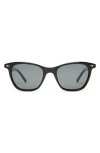 Le Specs Nonsensical 52mm D-frame Sunglasses In Black/smoke Mono Pol