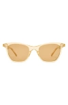 Le Specs Nonsensical 52mm D-frame Sunglasses In Blonde/light Brown Mono