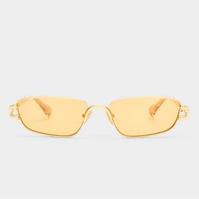 Le Specs Numero Cinco In Bright Gold
