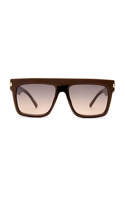 Le Specs Offside Sunglasses In Burgundy