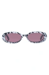 Le Specs Outta Love 51mm Oval Sunglasses In Multi
