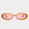 Le Specs Outta Love 51mm Oval Sunglasses In Brown
