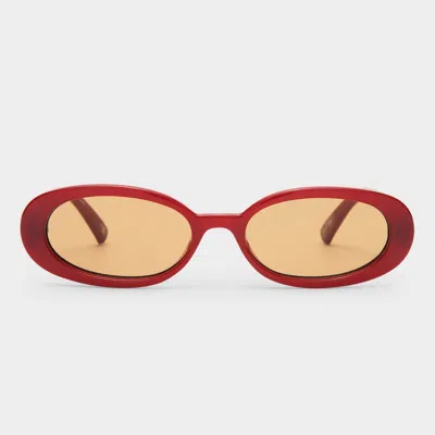 Le Specs Outta Love In Burgundy