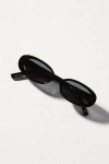 Le Specs Outta Love Oval Sunglasses In Black
