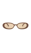 Le Specs Outta Love In 深褐色