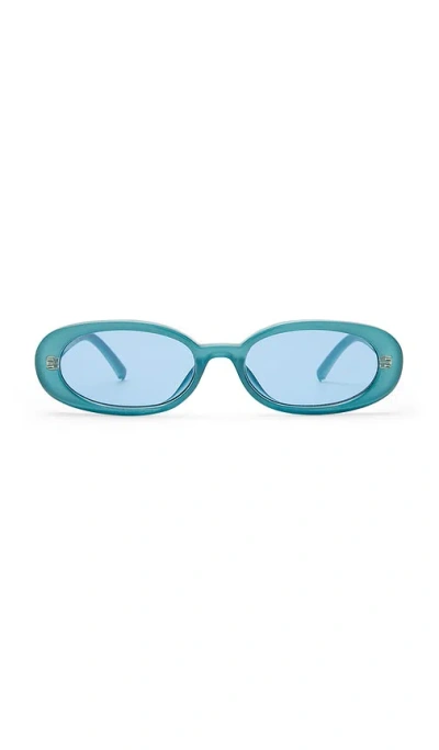 Le Specs Outta Love Sunglasses In Blue