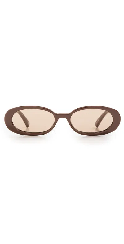 Le Specs Outta Love Sunglasses Cocoa