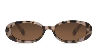 Le Specs Outta Love Tortoise,beige