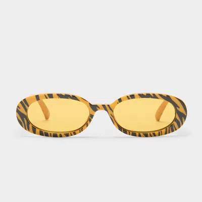 Le Specs Outta Love In Yellow Tiger