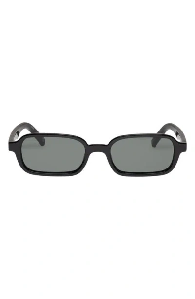 Le Specs Pilferer 53mm Rectangular Sunglasses In Black