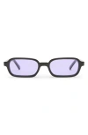 Le Specs Pilferer In Black/lilac Tint