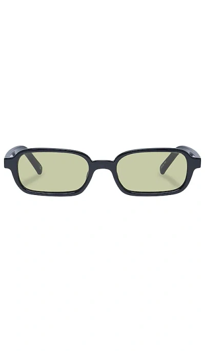 Le Specs Pilferer In Black & Olive Mono