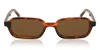 Le Specs Pilferer 53mm Rectangular Sunglasses In Brown