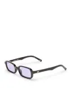 Le Specs Pilferer Rectangle Sunglasses, 53mm In Black