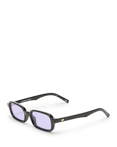 Le Specs Pilferer Rectangle Sunglasses, 53mm In Black