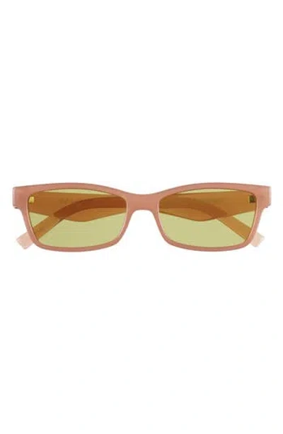 Le Specs Plateaux 56mm Cat Eye Sunglasses In Brown