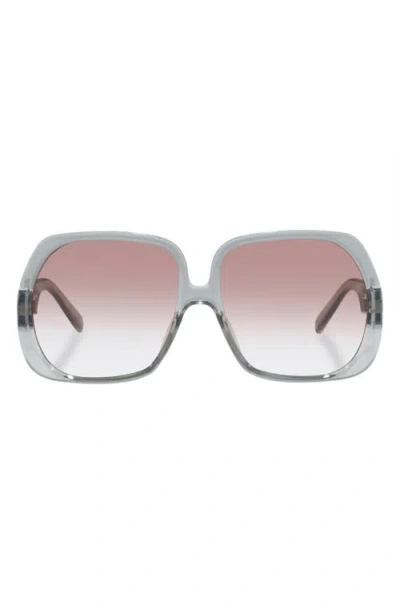 Le Specs Polydisco 59mm Square Sunglasses In Eucalyptus