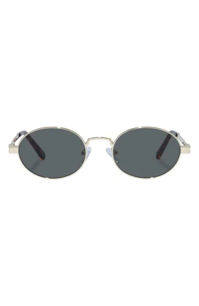 LE SPECS LE SPECS POSEIDON DEUX 52MM OVAL SUNGLASSES