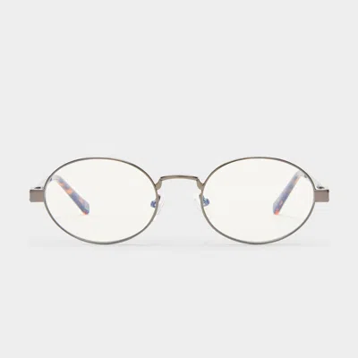 Le Specs Poseidon Deux In Blue Light Dark Gunmetal