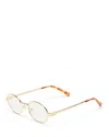 Le Specs Poseidon Deux Blue Light Glasses, 52mm In Gold
