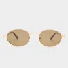 Le Specs Poseidon Deux In Brown