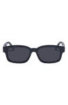 Le Specs Recarmito Rectangular Sunglasses In Black