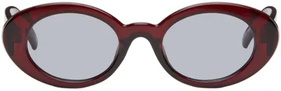 Le Specs Red 'nouveau Vie' Sunglasses In Brown