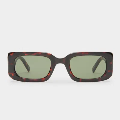 Le Specs Rippled Rebel In Tort