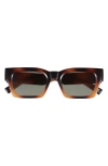 Le Specs Shmood 52mm Rectangular Sunglasses In Tortoise