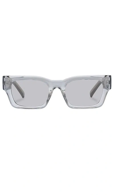 Le Specs Shmood 52mm Rectangular Sunglasses In Eucalyptus